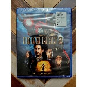 Iron Man 2 (Blu-ray, 2010) Tony Stark / Marvel's Avengers / New & Sealed